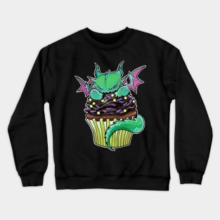 Cupcake dragon chocolate chompers Crewneck Sweatshirt